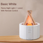 Flame Simulated Aroma Diffuser - Bonfire Air Humidifier, 280ml Ultrasonic Cool Mist Maker with LED Night Light