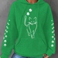 Cozy Warm Women's Hoodie - Oversized Waffle Knit, Casual