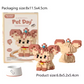 Mini Cute Pet Dog Building Block Kit - 90-Piece Cartoon Animal Educational Toy for Kids and Adults