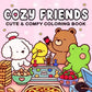 Coloring Halloween Book - Cozy Friends For Adults And Teens, Adorable Creepy Creatures, Fall 2025 Gift