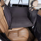 Water-Resistant Pet Car Seat Cover - Anti-Slip Scratch-Proof Hammock Back Seat Protector for Dogs