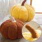 Cozy Sherpa & Boucle Throw Pillow for Fall & Halloween Household Decor, Ideal Gift for Kids and Babies – Plush Pumpkin Cushion