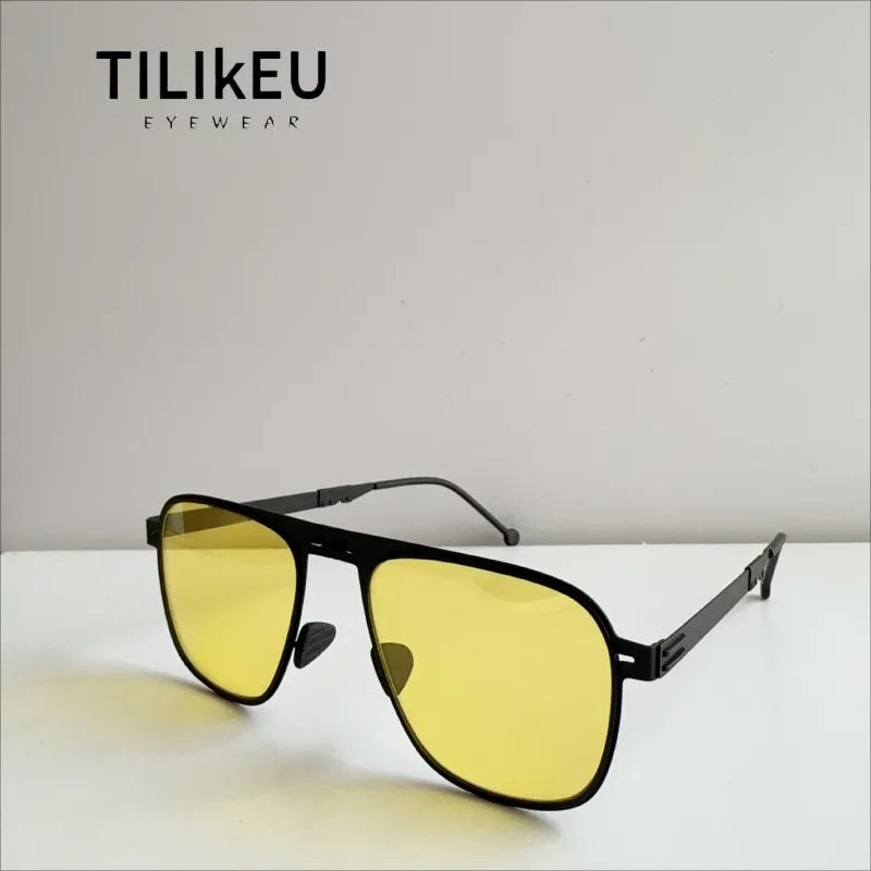 Sunglasses2026 Edition Polarized Pilot Style Foldable Steel Frame UV400 Protection for Driving and Fishing Summer