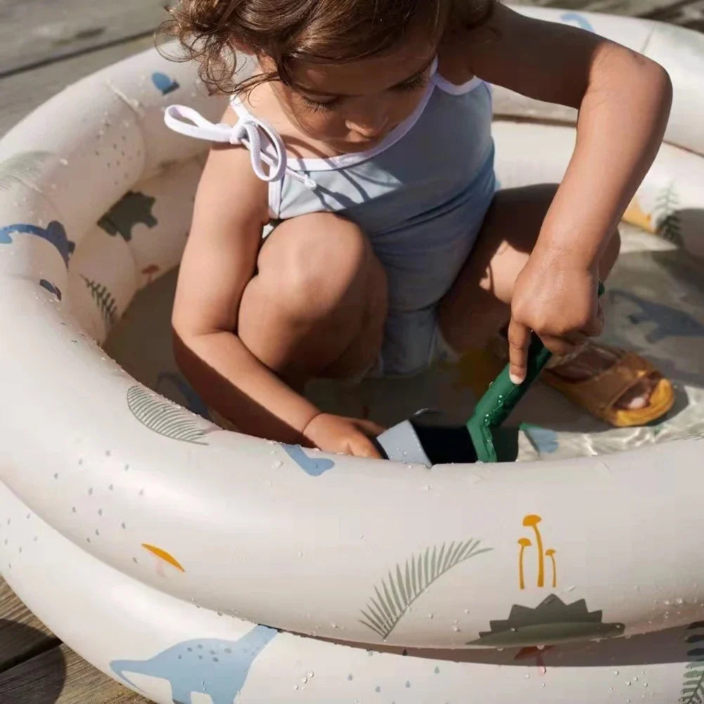 Inflatable Baby Swimming Pool 80cm, Travel-Friendly Round PVC Paddling Pool for Toddlers, Indoor/Outdoor Use, Child-Friendly Design
