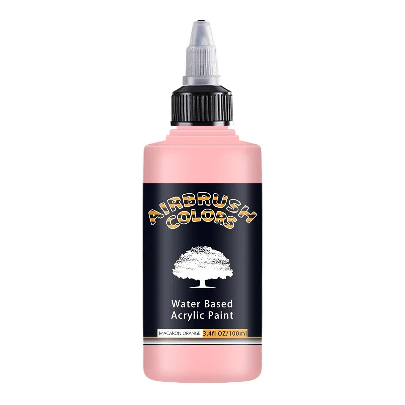 Airbrush2026 Edition Acrylic Paint Matte Inks Water Based Simple to Clean 32 Color Kit 100ml Bottles For Model Hobby TikTok Viral Craft Trend