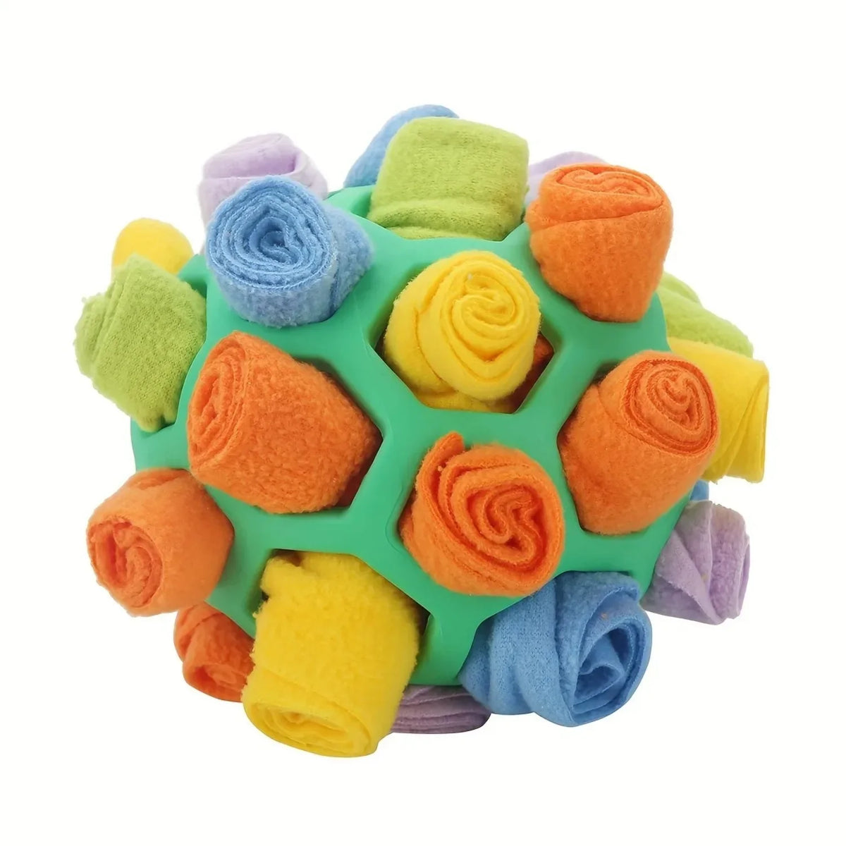 Bite Resistant Rubber Interactive Nose Work Foraging Enrichment Toy for Dogs 2026 – Dog Snuffle Ball Toy