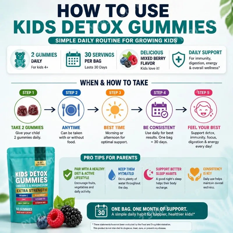 Multivitamin Omega-3 Magnesium Elderberry Immune Support Supplement 2026 – Zeolite Detox Gummies 60 Count