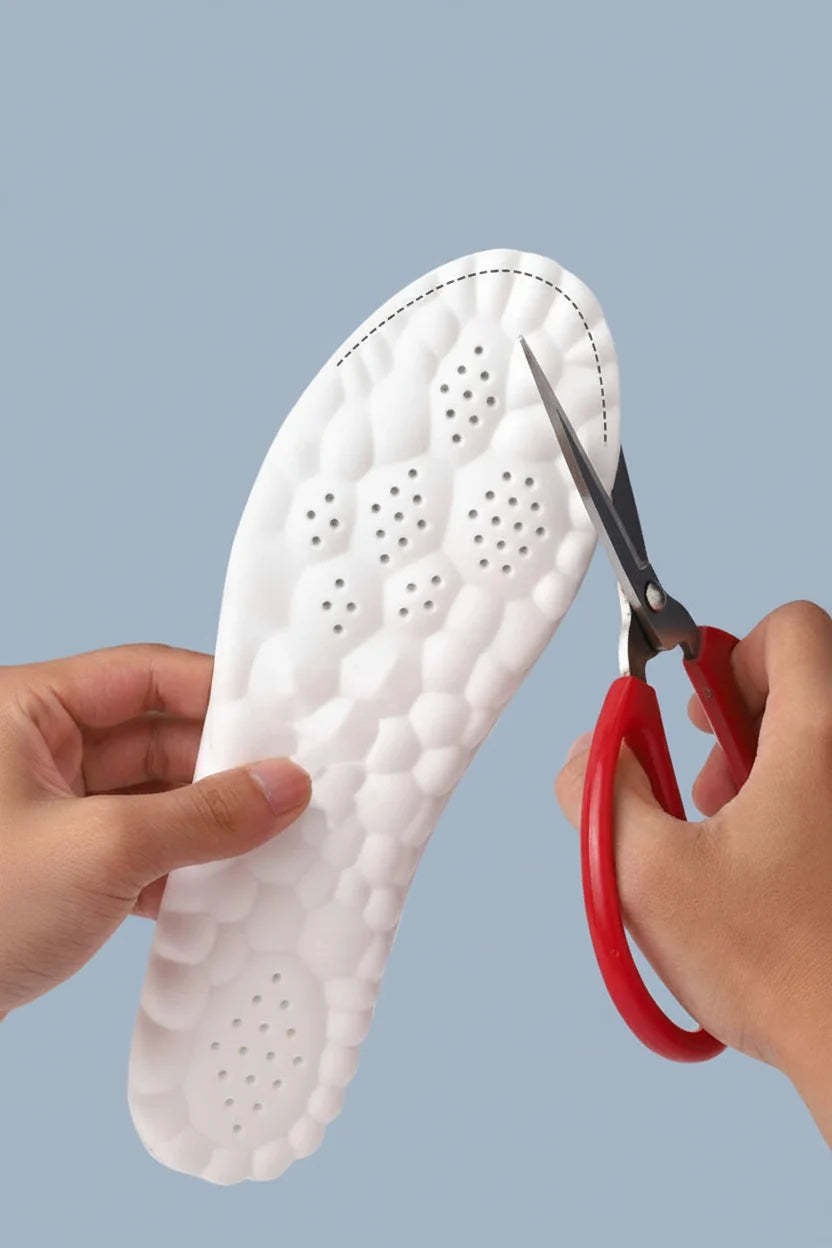 Breathable Cushion Plantar Fascia Insole – Sport Latex Insoles with Arch Support