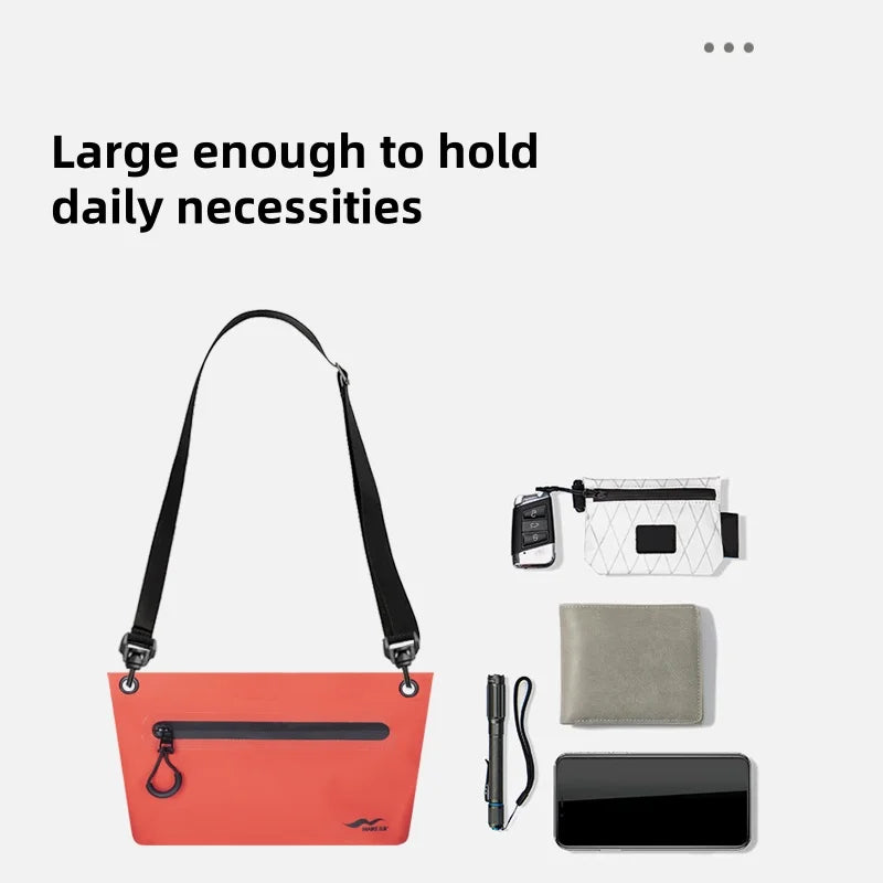 Water-Resistant Dry Bag 2L Pouch For Kayaking Boating Hiking Beach Travel Phone Storage Summer 2026 Outdoor Gear