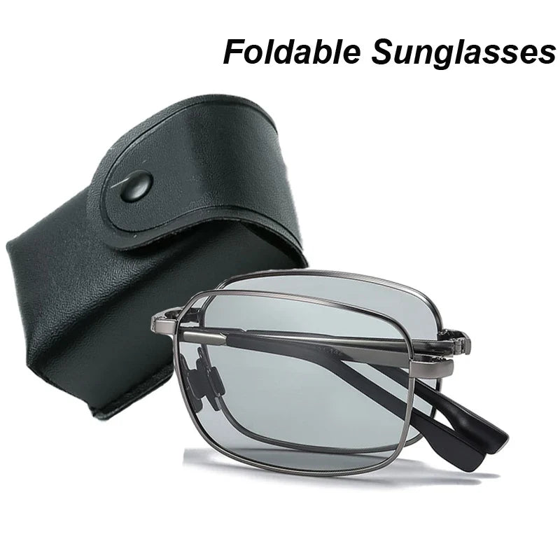 Sunglasses Polarized Foldable Photochromic Driving Glasses UV400 for Day Night Vision Summer 2026 Gift Idea