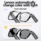 AI 4K Smart Camera Glasses Photochromic Travel Handsfree