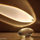 Table LED Lamp Crystal Projector Oval Glass Bedside Lamp Fall 2025 Halloween Mood Lighting Decor