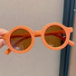 Kids Sunglasses Round Frame Anti-UV400 for 1-7 Year Olds, Children's Sun Protection, Trendy Design