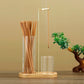 Incense Holder 2 in 1 Glass Ash Catcher Organizer Stand, Fall 2025 Household Decor, Anti Ash Clean Design