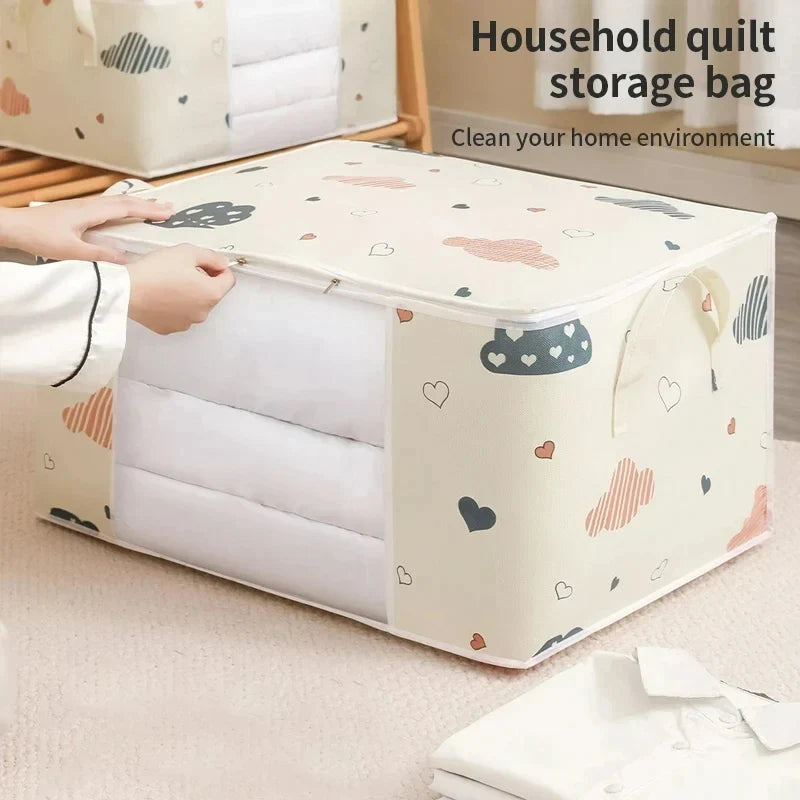 Large Capacity Dustproof Quilt Storage Bag - Household Organizers for Clothes & Bedding
