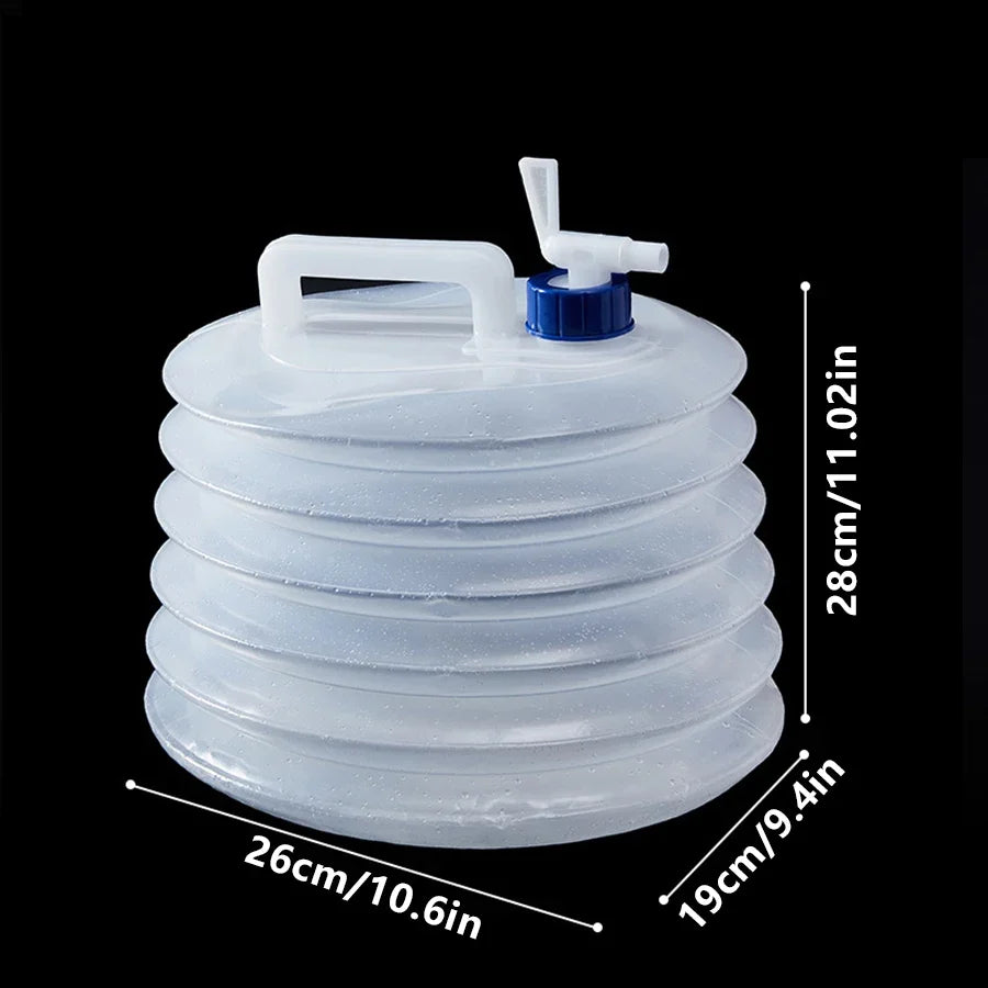 Outdoor Camping Hiking Picnic Emergency Carrier 2026 – Travel-Friendly Foldable Collapsible Water Bag 5–15L