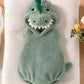 Dinosaur Baby Halloween Romper Plush Hooded Sleeveless