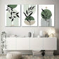 Sage Green Boho Wall Art Kit 3Pc Mid Century Prints