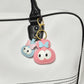Bag Leather Charm No Face Keychain Black Cozy Cute Gift