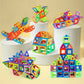 Creative Magnetic Building Blocks Kit - Large & Mini DIY Toys for Kids Aged 7-12, Fun Educational Construction Gift in Mixed Colors
