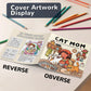 Book Coloring 24-Page Cat Family Life Scenes Relaxation Easter Gift Idea For Stress Relief