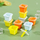 Grade Food Silicone Ice Cube Molds with Popsicle Sticks for Ice Cubes, Jellies, and Custom Treats - Stackable and Dishwasher Safe