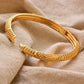 Gold Plated Bangles Deluxe Arabic Wedding Bracelet