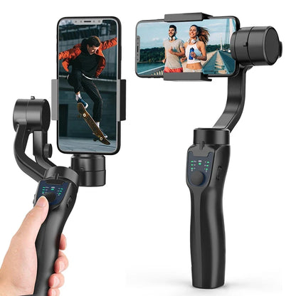3-Axis Hand-Held Gimbal Stabilizer with Accessories - Anti Shake Smartphone Video Holder for Android & iPhone