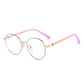Anti Blue Light Glasses For Kids Timeless Metal Frame Eyewear Back To School 2026 Eye Protection