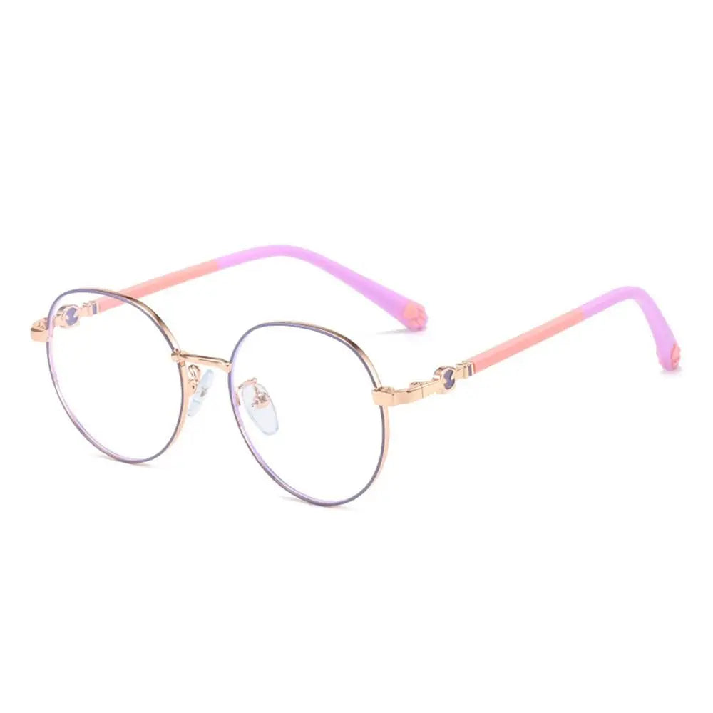 Anti Blue Light Glasses For Kids Timeless Metal Frame Eyewear Back To School 2026 Eye Protection