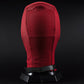 Deadpool Breathable Full Head Cosplay Mask for Adults - 2025 Halloween Costume Accessory, Red and Black Latex Design