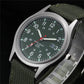 Field Quartz Watch Nylon Strap Military Style Date Luminous