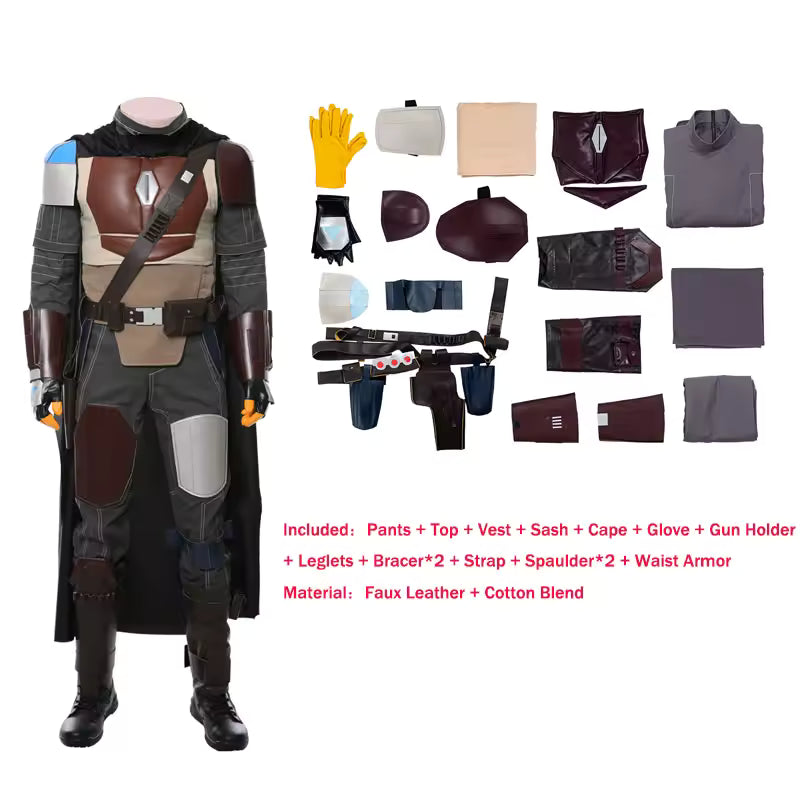 Space2025 Edition Bounty Hunter Cosplay Costume Kit Halloween
