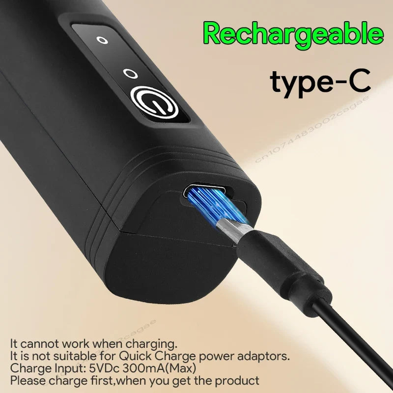 Hand-Held Foam Maker Egg Beater Coffee Drink Wand 2026 – USB Battery-Powered Motor-Driven Milk Frother 3-Speed
