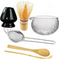 Matcha Bowl Glass Tea Kit With Spout Japanese Ceremony