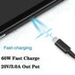 USB 60W C Fast Charger Cube With EU US UK Plugs For Switch2