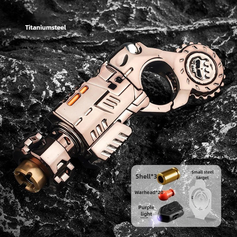 Toy Fidget Pistol Shell Ejecting Stress Relief, TikTok Viral Fall 2026 Desk Gadget Gift for Teens