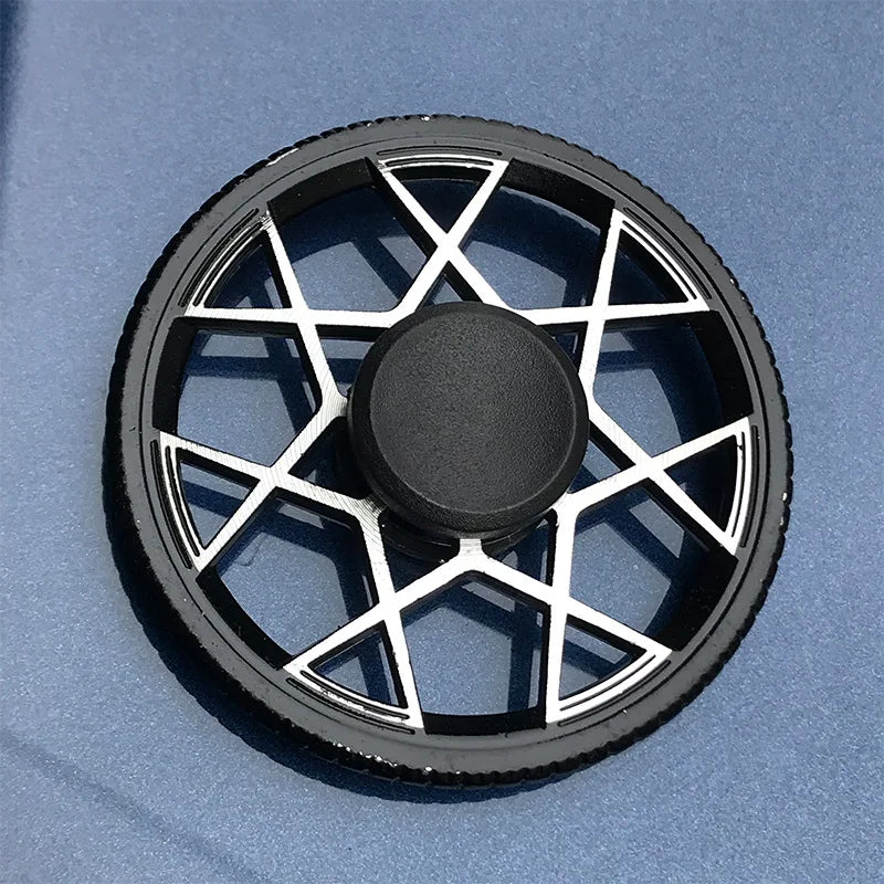Spinner Fidget Metal Toy Spinner R118 60mm for Stress Relief, Fun Fidgeting Toy for Kids and Adults
