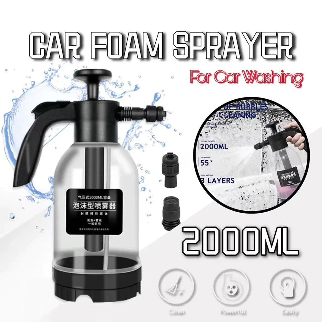 Car Wash Foam Sprayer Bottle Hand-Operated Air Pressure Gun