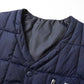 Light Men's Down Vest - V Neck, Polyester, Winter