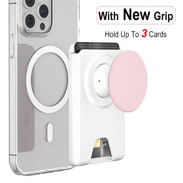 Magnetic2026 Edition Wallet With Expanding Grip For Phones Universal Card Holder Case Anti Scratch And Dustproof Back To School