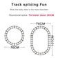 Top-Grade Remote Control Motor-Driven Train Kit - Creative Christmas Gift for Kids, Fun Train Toy with Music and Lights