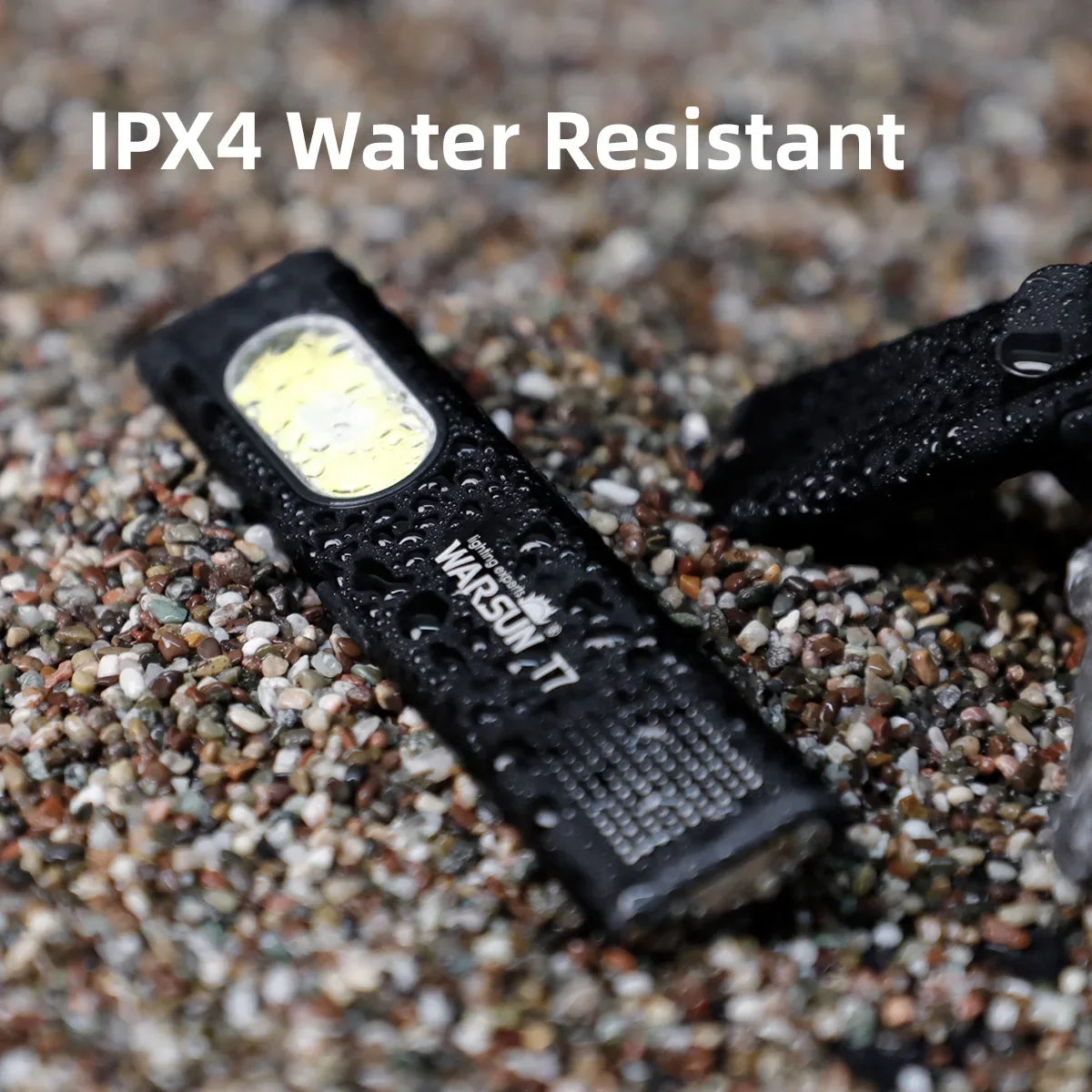 LED Keychain Flashlight 600Lm USB-C Battery-Powered Mini Torch Light Travel-Friendly Work Light With Magnet
