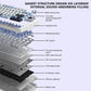 Gaming Mechanical Keyboard 75% Hot Swap RGB TFT Cordless