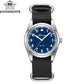 Water-Resistant Diver Quartz Watch Luminous Hands, Nylon Strap, 100m Water Resistance