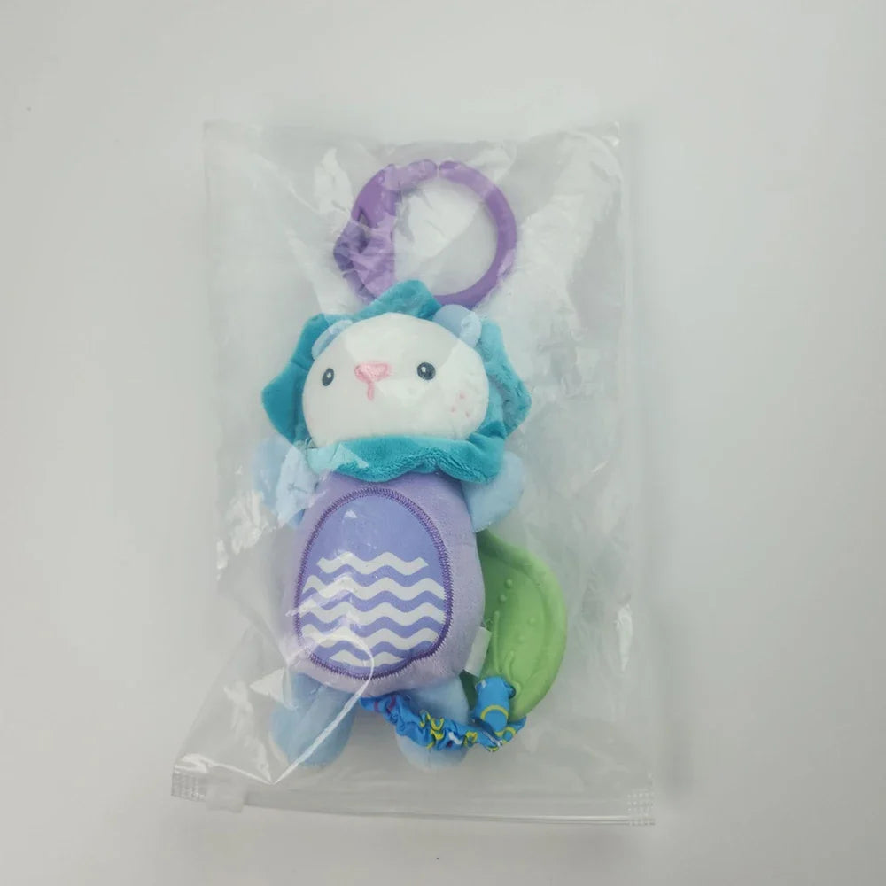 Animal Rattle Newborn Sensory Toys Plush Travel Toy Kit