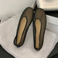 Light Women Ballet Flats - Shallow Slip On Mesh
