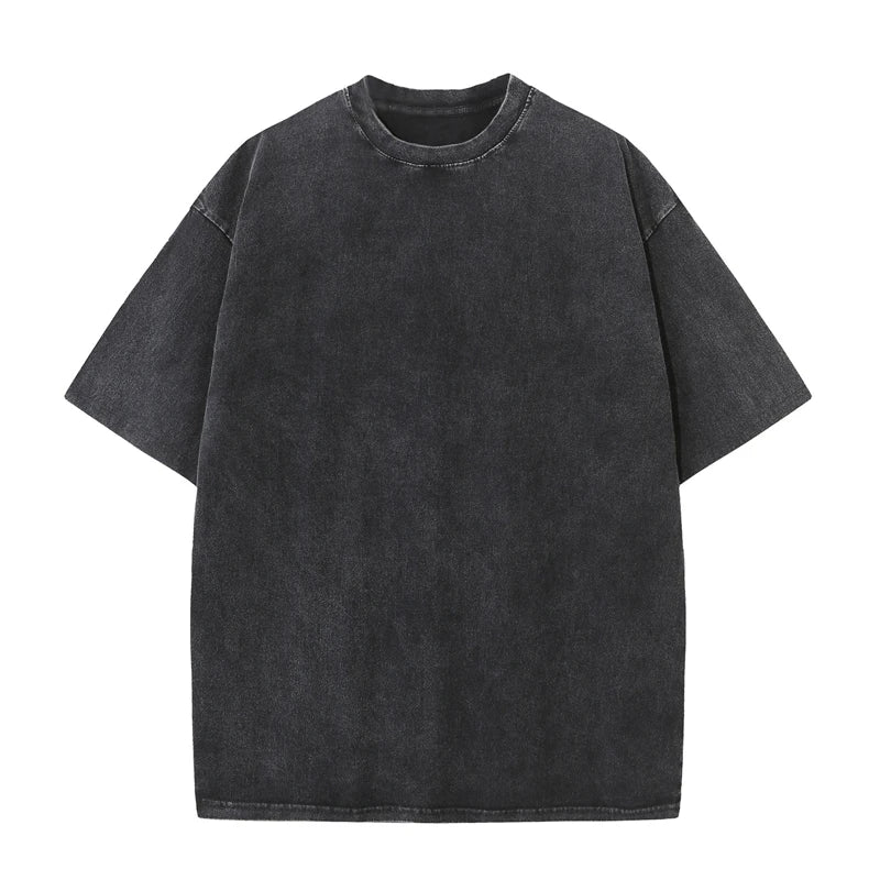 loose-fit silhouette, heavy cotton, vintage-washed streetwear tee – Oversized men's t-shirt