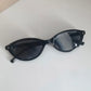 Sunglasses Foldable Cat Eye Vintage Narrow Frame UV400 Protection Travel-Friendly Pocket Shades Fall 2026 Trend Gift