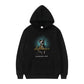 Unisex Oversized Hoodie - Retro Punk, Polyester, Street